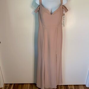 NWT Bill Levkoff Evening Gown Size 8 Frost Rose